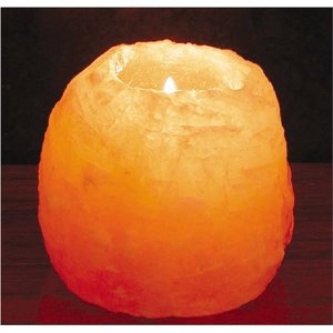 Himalayan Salt Crystal Tea Light Candle Holder
